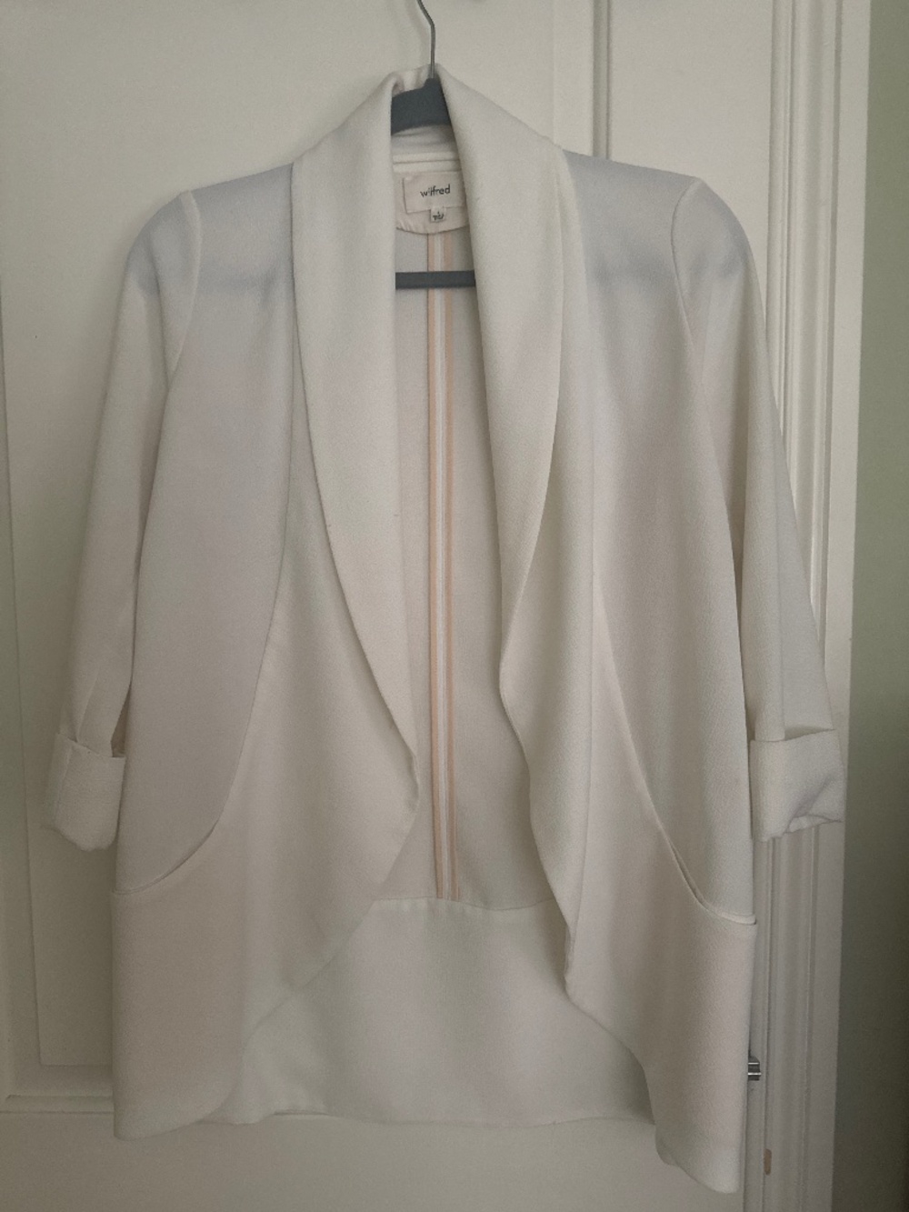 White Aritiza Wilfred blazer